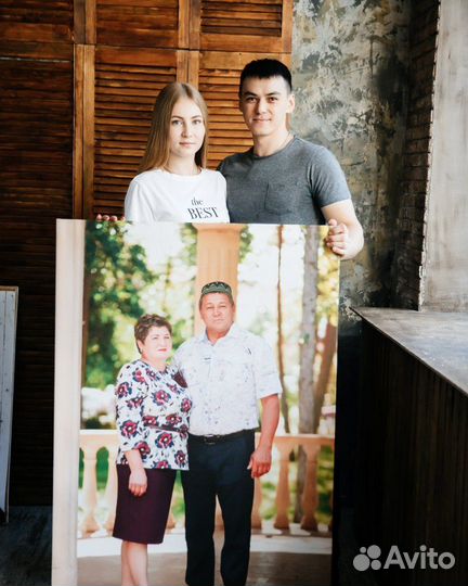 Портрет по фото. картина на холсте