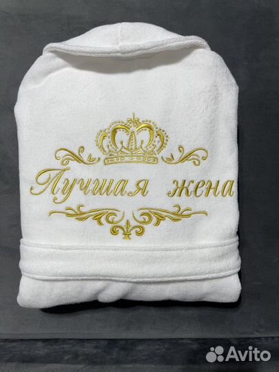 Халат женский с вышивкой