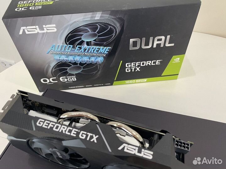 Видеокарта gtx 1660 super Asus EVO на Гарантии