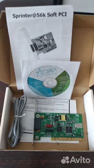 Модем Acorp Sprinter56Soft. PCI