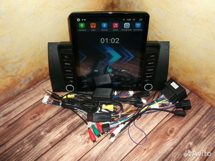 Магнитола BMW E39/E53 Android тип Тесла