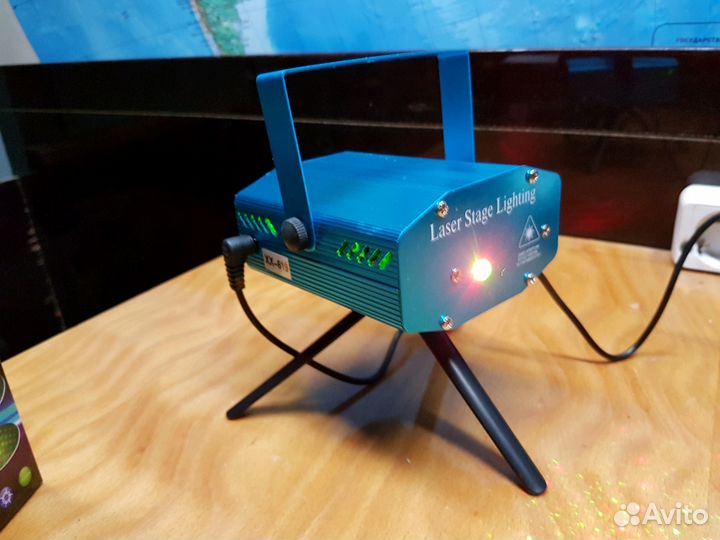 Лазер-проэктор-цветомузыка