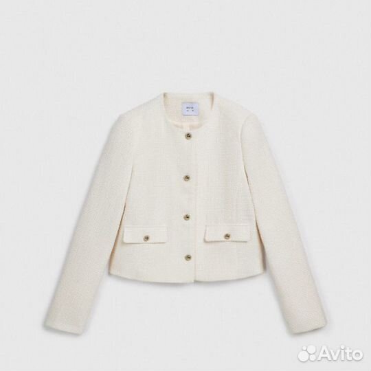 Укороченный твидовый жакет O'stin р.М новый