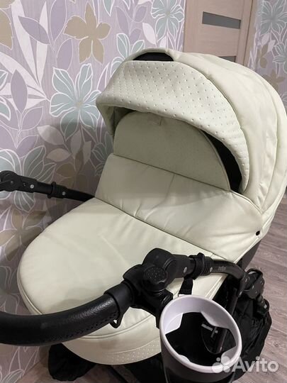 Коляска 2 в 1 indigo эко кожа