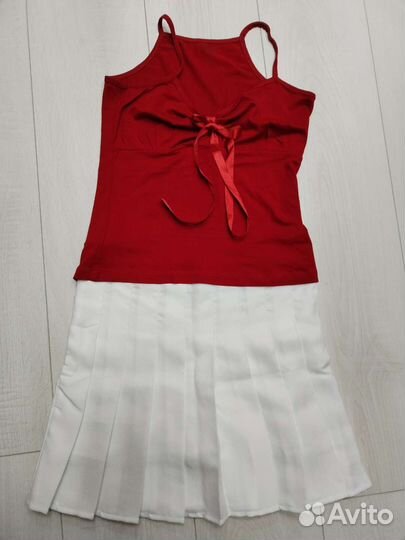 Новая юбка и топик. Боди. Жакет. 42 размер