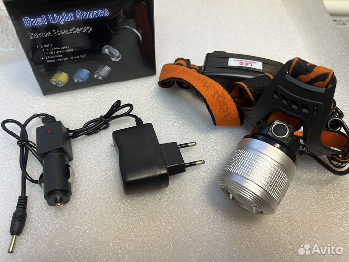 Налобный фонарь. Рыболовный фонарь