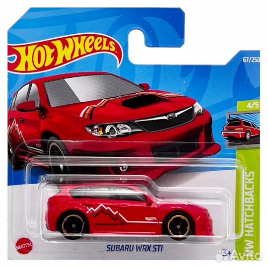 Hot Wheels Subaru Impreza WRX STI хот вилс субару