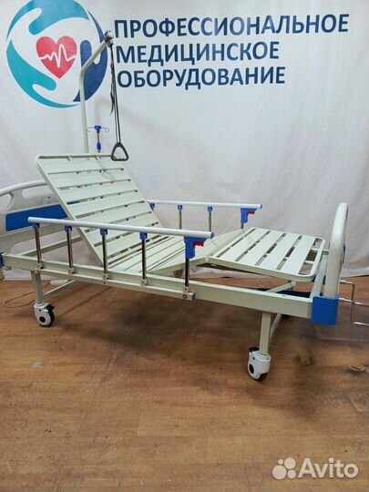 Кровать медицинская механическая подьем спины+ног