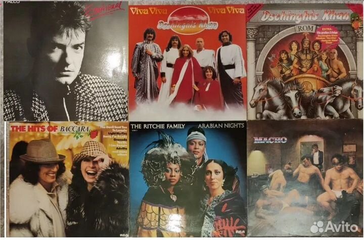 Фирменные виниловые пластинки диско, поп 70-80х