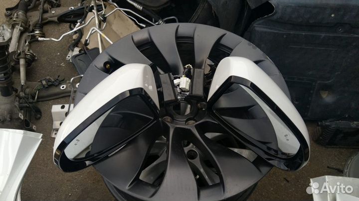 Санта Фе 4 левое зеркало 9 контактов