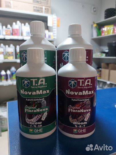 Удобрения от Terra Aquatica NovaMax Grow/Bloom