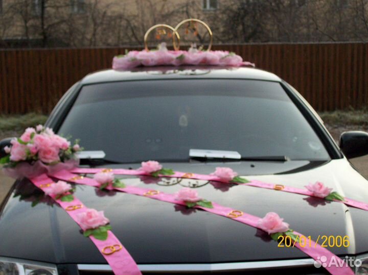 Украшения для свадебного авто