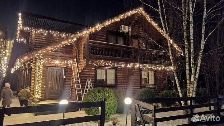 Ландшафтная, архитектурная и новогоднее освещение