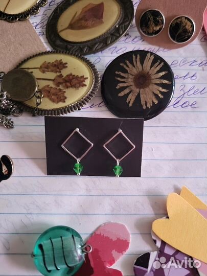 Серьги гвоздики пуссеты