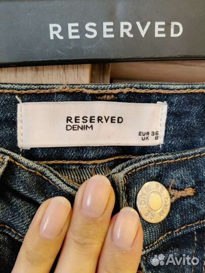 Джинсы skinny с высокой талией reserved 36