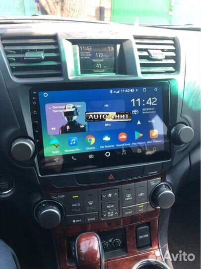 Toyota Highlander магнитола Андроид IPS