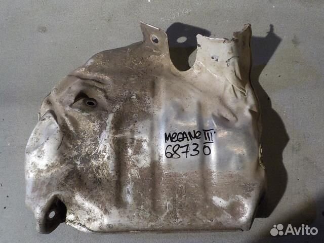 Кожух выпускного коллектора renault megane 3