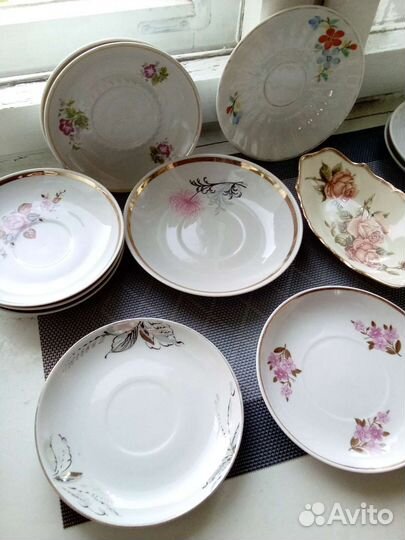 Чайные блюдца времён СССР