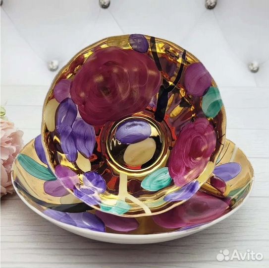 Чайная пара Дулево