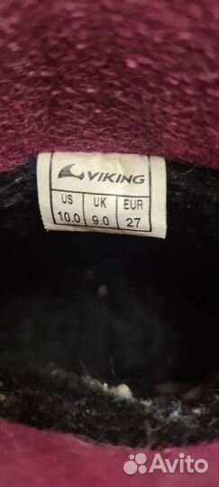 Ботинки зимние viking для девочки