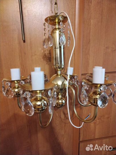 Люстра хрустальная чехословакия СССР
