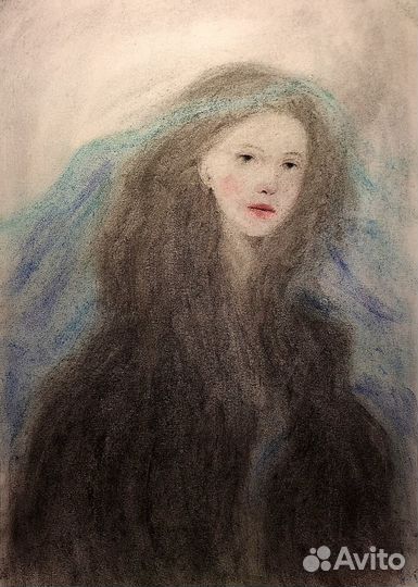 Современное искусство картина девушка