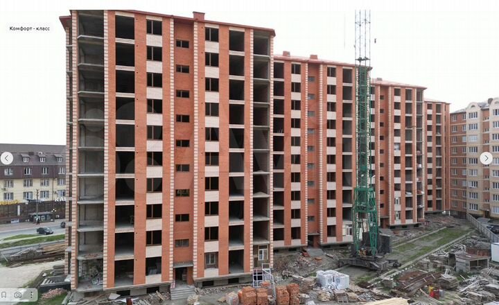 2-к. квартира, 69 м², 4/10 эт.