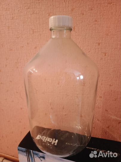 Бутылка стеклянная 10 л