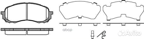 Колодки торм.диск. impreza Berlina/Station Wago