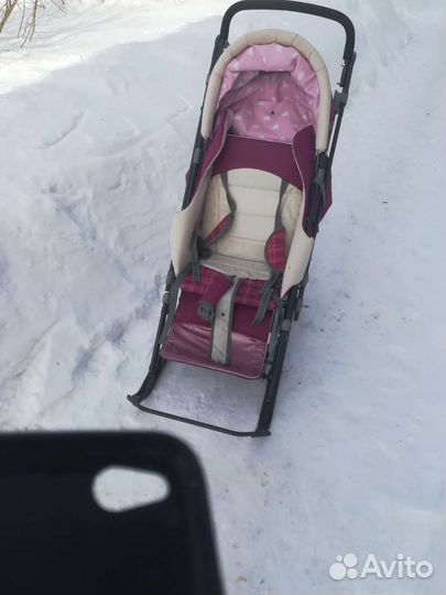 Коляска санки
