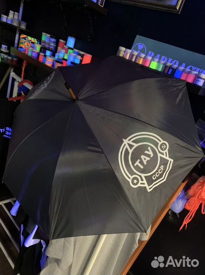 Нанесение ваших лого на зонты и кепки