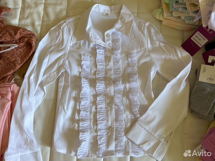 Школьная форма блузка 122, 128, 134, 146, 154