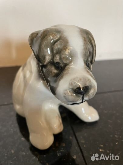 Статуэтка зик Щенок, фарфор, СССР