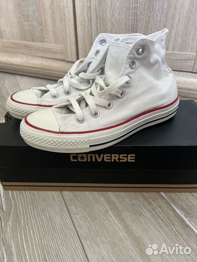 Кеды converse женские высокие. Размер 4,5