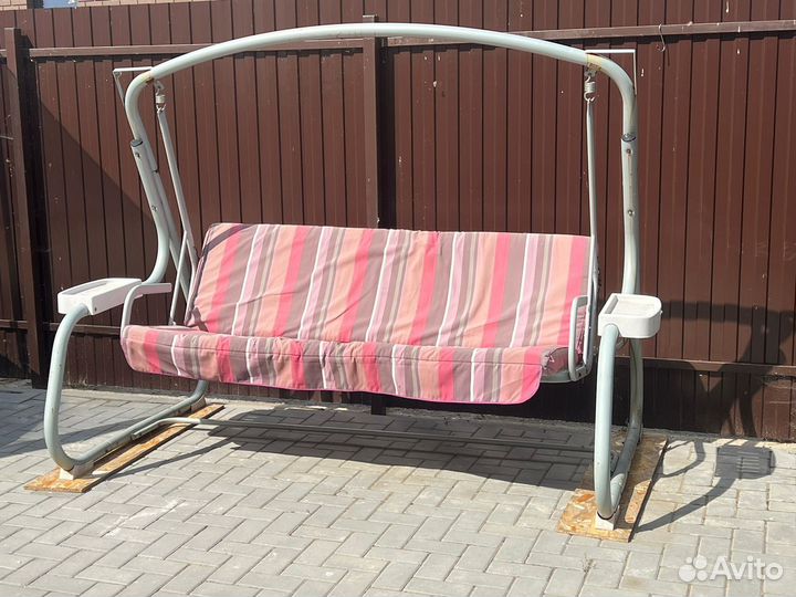 Садовые качели бу