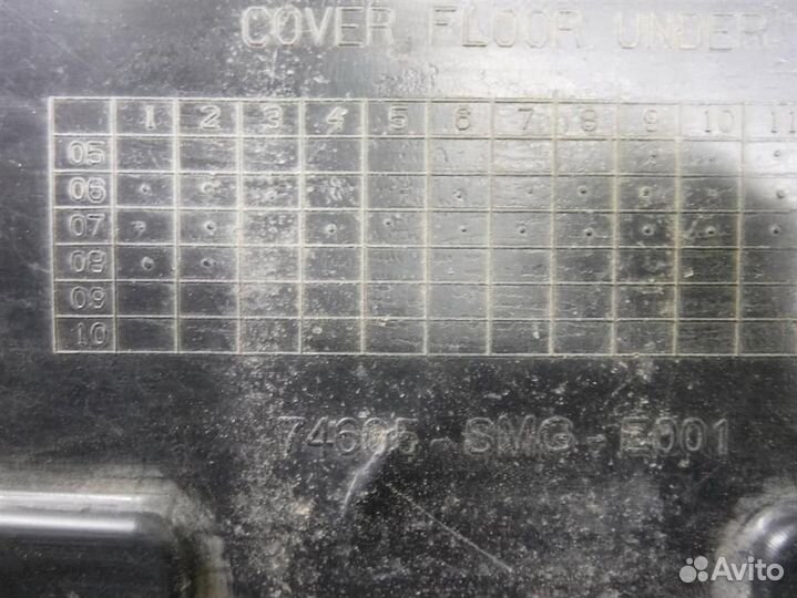 Защита антигравийная Honda Civic 5D viii 2006-2012