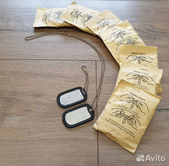 Армейские жетоны нато оригинал, (Dog Tag)