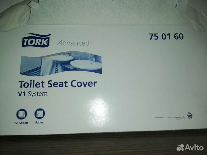 Бумага на круг унитаза, новая, для гигиены