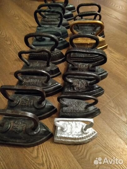 Утюги старинные чугунные