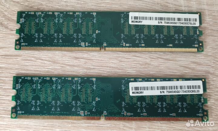 Оперативная память DDR2 1Gb 2Gb 512Mb