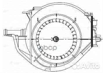 Э/вентилятор отоп. для а/м Audi A6 (C6) (04) L