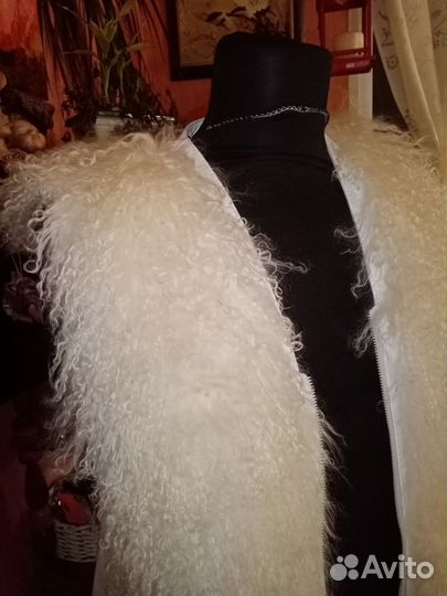 Жилетка женская кожа нат р 50