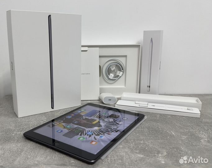 Набор apple iPad 10.2 256гб + apple pencil 1gen