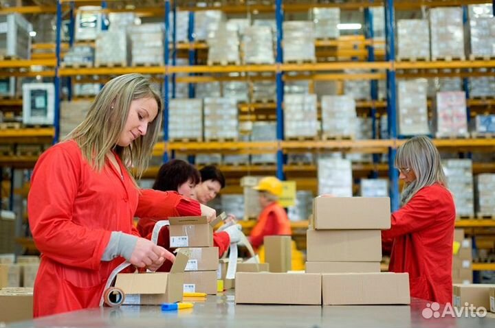 Упаковщик / еженедельная оплата (вахта)