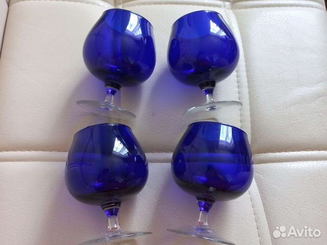 Бокалы синие