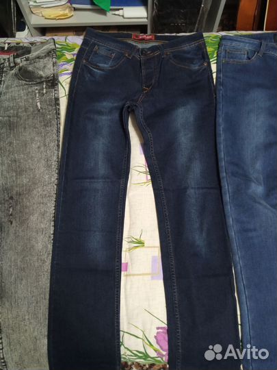 Джинсы 46 размер (4 пары)