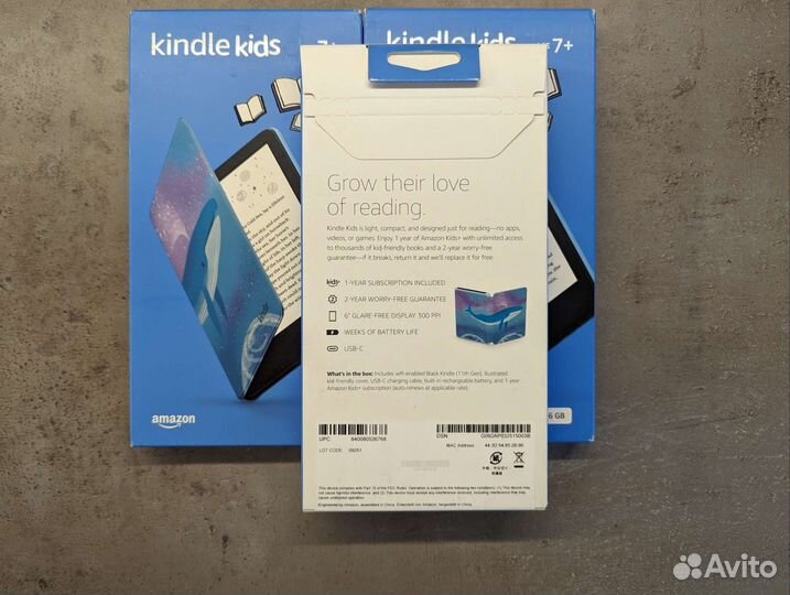 Amazon Kindle 2024 с оригинальной обложкой