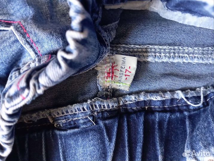 Джинсы (плотные) для девочки 3-4 года