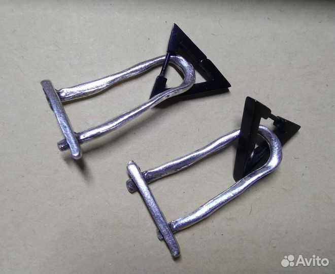 Серьги геометрия