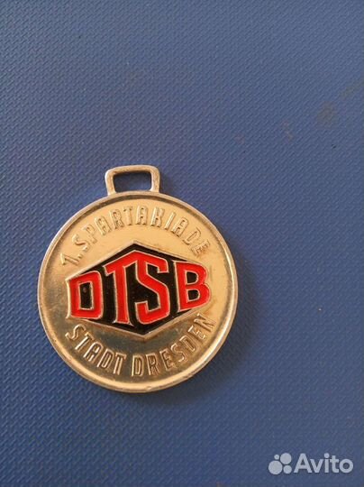 Жетон собаки повадыря, Медаль Есенин, гдр 1964